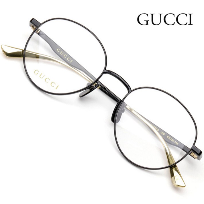 구찌 명품 안경테 GG0337O 002 동그란 안경 메탈테 원형 남자 여자 동글이 빈티지 레트로 복고 패션