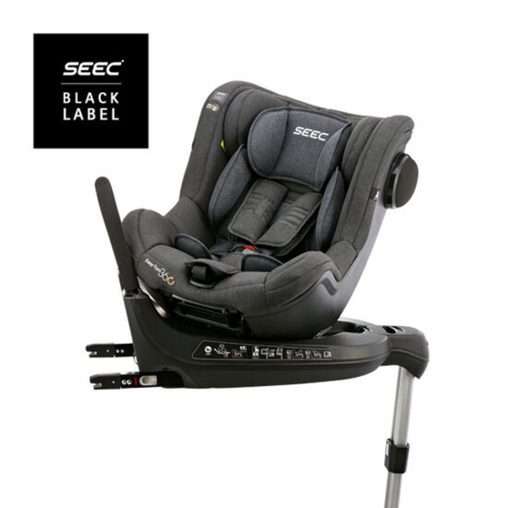 시크(SEEC) 이지턴360 블랙라벨 회전형 카시트 (시크블랙), 단품