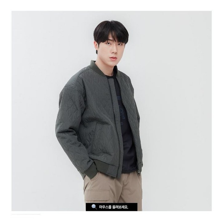 크레이피쉬 패딩자켓 M, 카키
