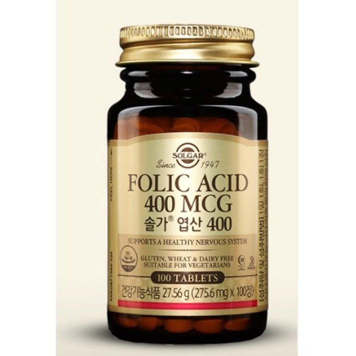솔가 엽산 400, 100개입, 13개