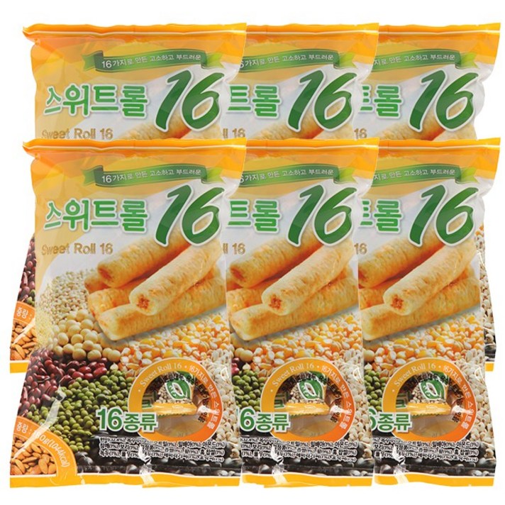 스위트롤 16곡6봉/과자 가공안주류