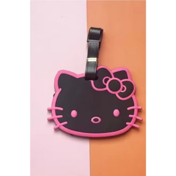 헬로키티 캐리어네임택 러기지택 수화물이름표