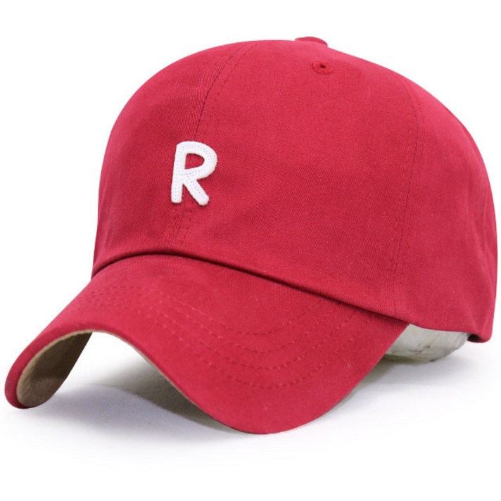 남성 여성 야구모자 볼캡 이니셜 볼륨