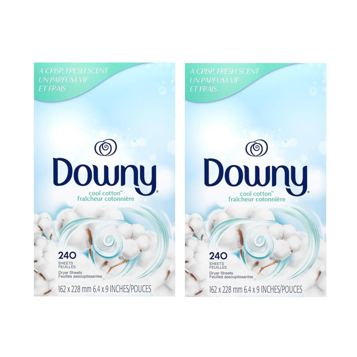 
                                                        Downy 다우니 섬유 유연제 쿨 코튼 240매 시트 섬유유연제, 2개
                                                    