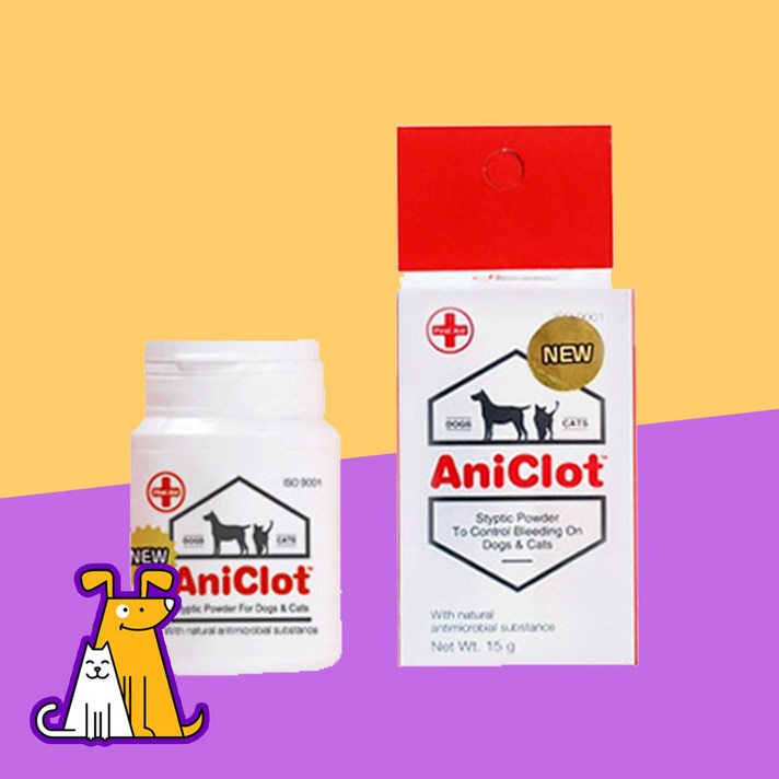애니클랏 지혈제 파우더 15g 강아지 고양이 지혈 응급약 퀵스탑
