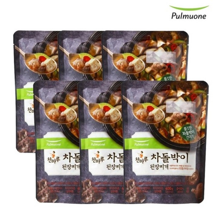 풀무원 차돌박이 된장찌개 400gx6개, 기타, 기타