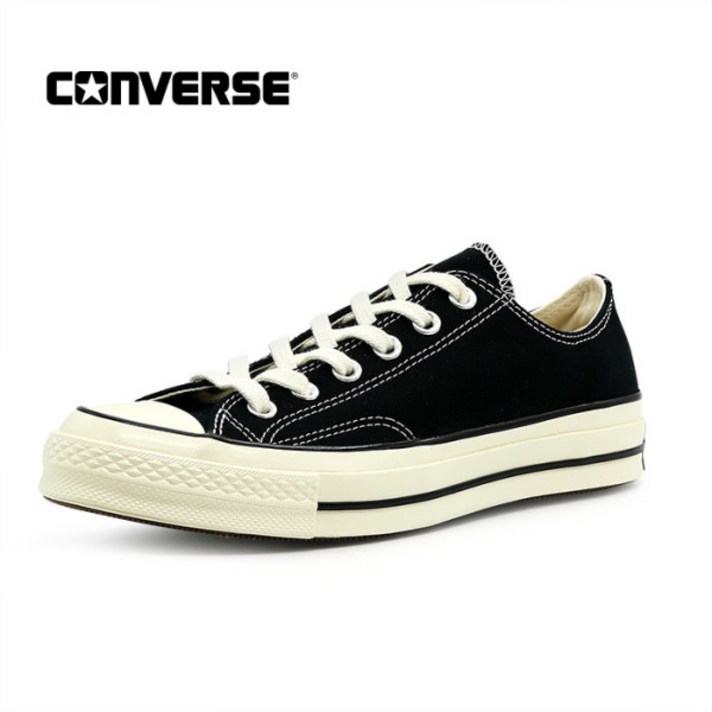 컨버스 척70 클래식 로우 남녀공용 캔버스 스니커즈 블랙 162058C-001