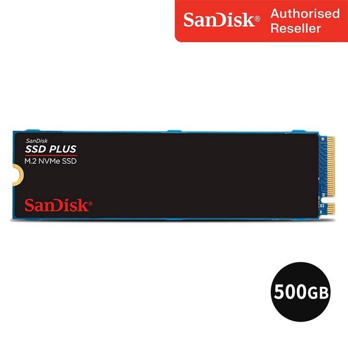  샌디스크 Plus M.2 NVMe SSD 2280 Gen3 노트북 PC 메모리 SSDA3N, 500GB 