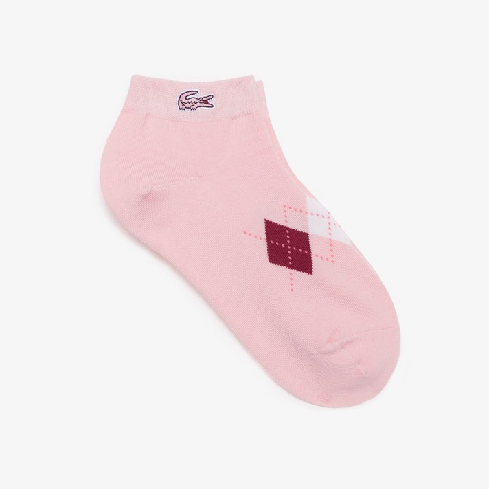 [라코스테] 여성 아가일 발목 양말 RA035E-51N ADY