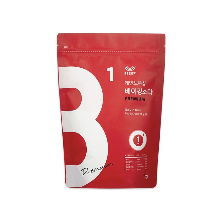 레인보우샵 베이킹소다 프리미엄, 1kg, 1개