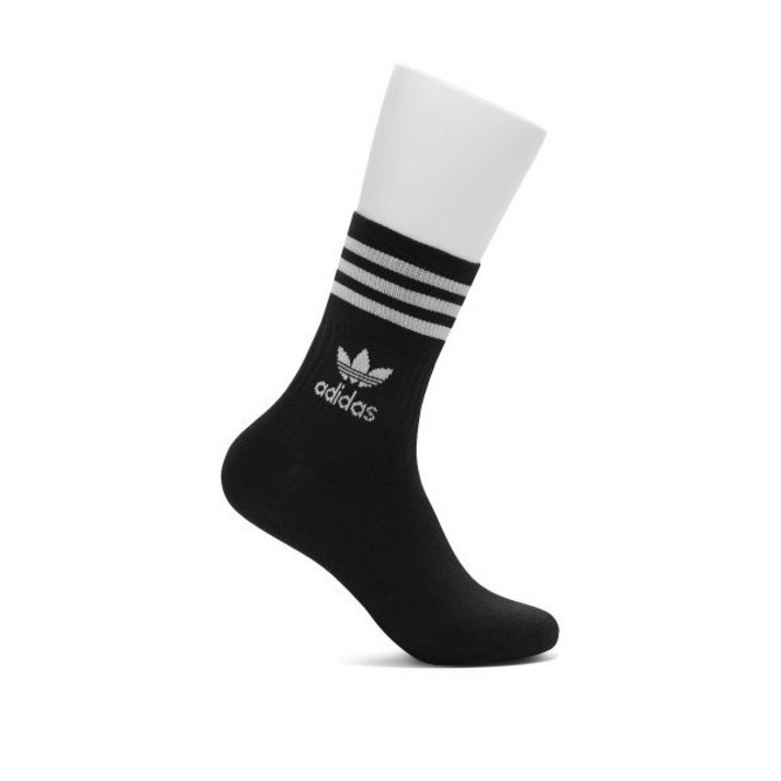 (정품)아디다스 양말세트-패션양말-오리지널 미드컷 크루양말(GD3576-블랙)3팩 남여공용, 블랙