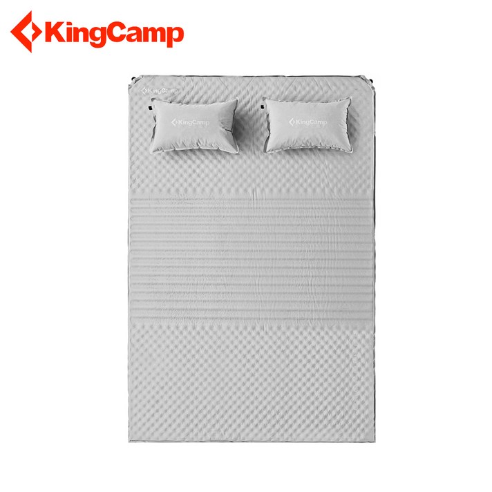  KINGCAMP 컴포트 더블 2 자충매트 그레이 KM3594, 단품 