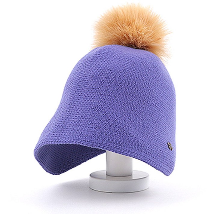 아이엠캡 클로버 털방울 무지 버킷햇