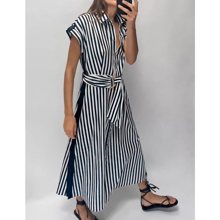 6Y6044 ZARA 여자신상 스트라이프 롱원피스 린넨원피스 2783775 6Y6044 ZARA 여자신상 스트라이프 롱원피스 린넨원피스 2783775