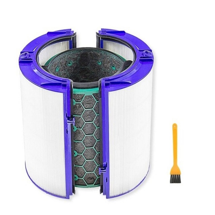다이슨 hp04 tp04 dp04 공기 청정기 용 교체 hepa 필터 퓨어 쿨 청정기 팬 hepa 필터 활성탄 필터, 파란색