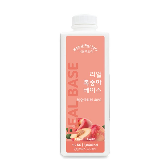 서울팩토리 리얼 복숭아 베이스 1.2kg