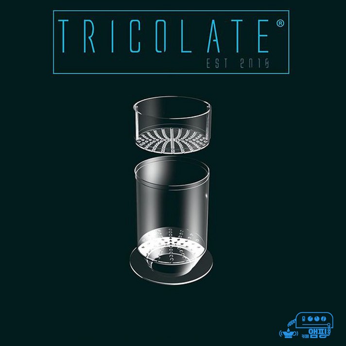 트리콜레이트 드리퍼 Tricolate 커피 메이커 드립퍼 dripper, 전용 필터 구매(100매)