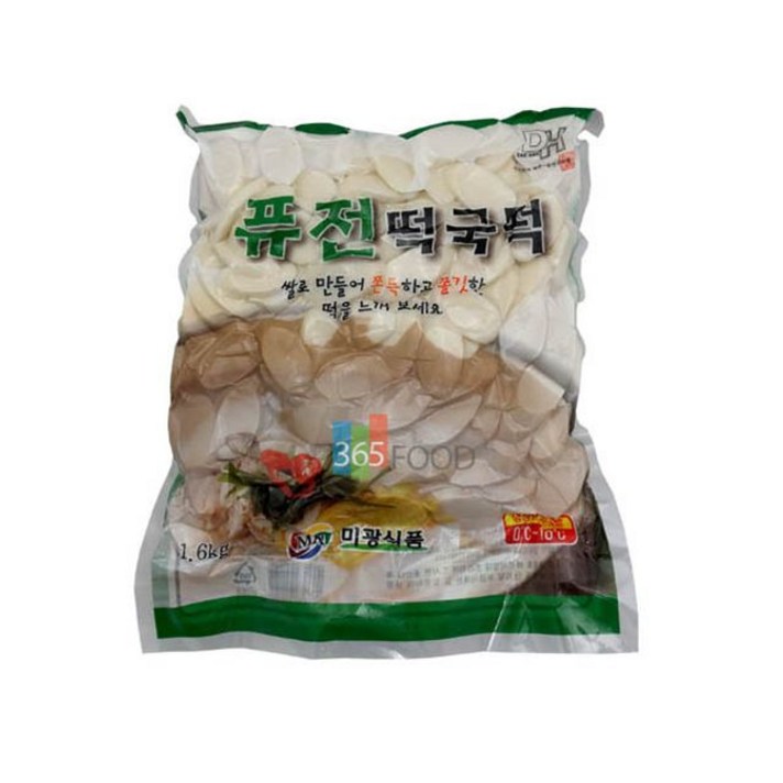 정품미광식품 퓨전 떡국떡 1.6kg 떡국떡 간편음식 간편조리음식 즉석음식 즉석조리음식;ah;+nas*, [-옵션:상품선택-]