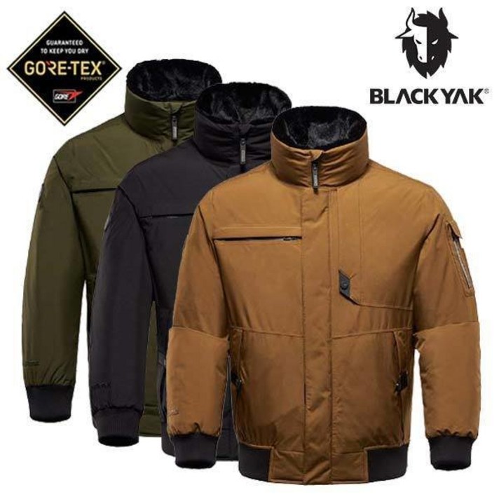 블랙야크 [ BLACK YAK ] 이월 상품!!! 남성 겨울 고어텍스 봄버 타입 숏다운 자켓!!! 엣지봄버다운자켓#1