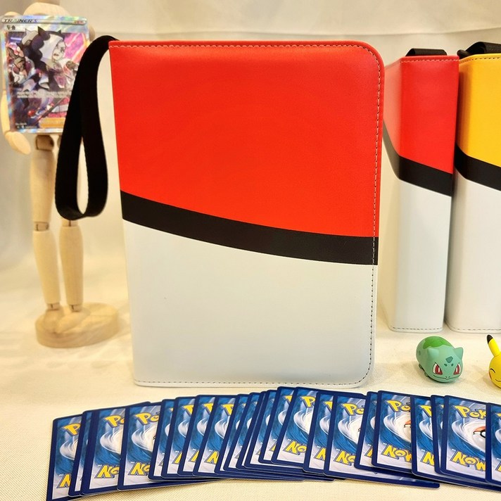 포켓몬카드 앨범 480장 보관함 바인더 스포츠 파니니 축구 카드 보관 수집 케이스 게임카드, 레드480장, 60매, 1개