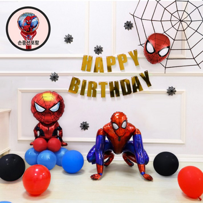 파티지 생일풍선세트 모음  남아  우주  캐릭터  로보트