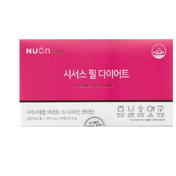 뉴온 이나영 시서스 필 다이어트 4주분 28정 분말 가루 농축 홈쇼핑, 850mg