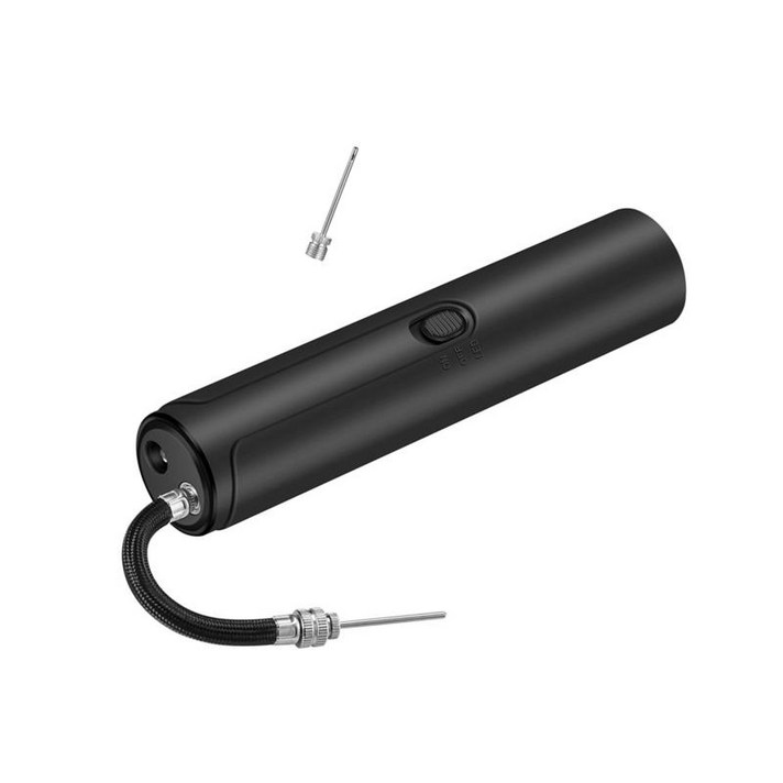 전기 볼 펌프 공기 펌프 견고한 넓은 응용 자전거를 휴대하기 쉬운 팽창기 스포츠 공용 인플레이션 펌프 럭비 공, 검은색, 금속