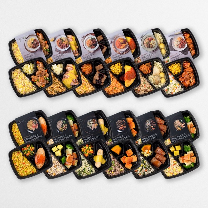  시그니처벨 다이어트 4주 식단 12종 닭가슴살 도시락, 2400g, 1세트 