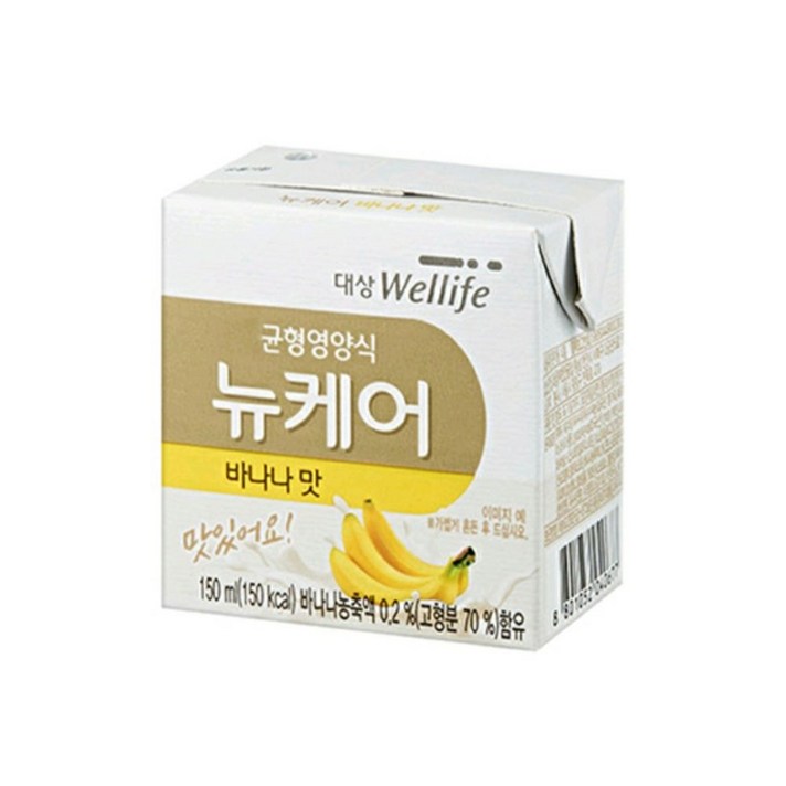 뉴케어 바나나맛 아셉틱 환자영양식, 24개, 150ml