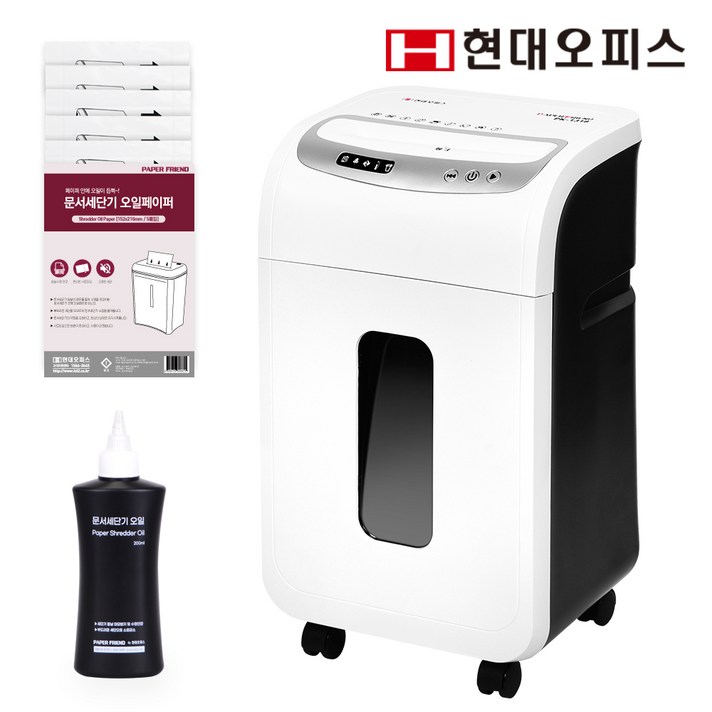 현대오피스 페이퍼프랜드 중형 문서세단기 오일페이퍼 1회 18매 세단, PK-1318CD