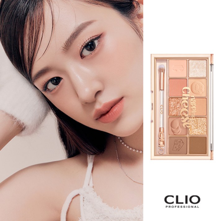  [코숏인서울 에디션] 클리오 프로 아이 팔레트 AD+(증정)립&아이리무버 31ml, 019 낮잠자는 치즈 