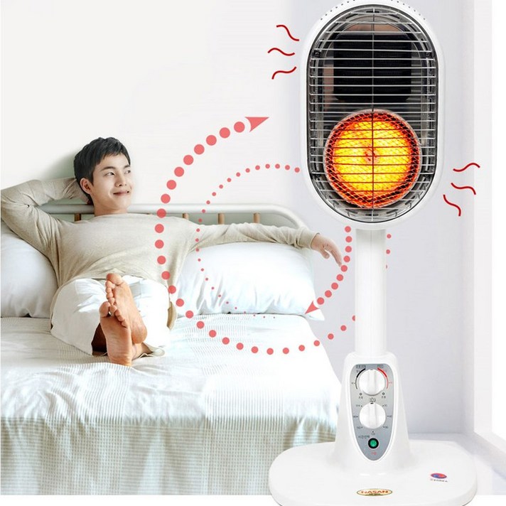 2022년형 나산 가습형 온풍기 전기온풍기, 화이트, NS-6600