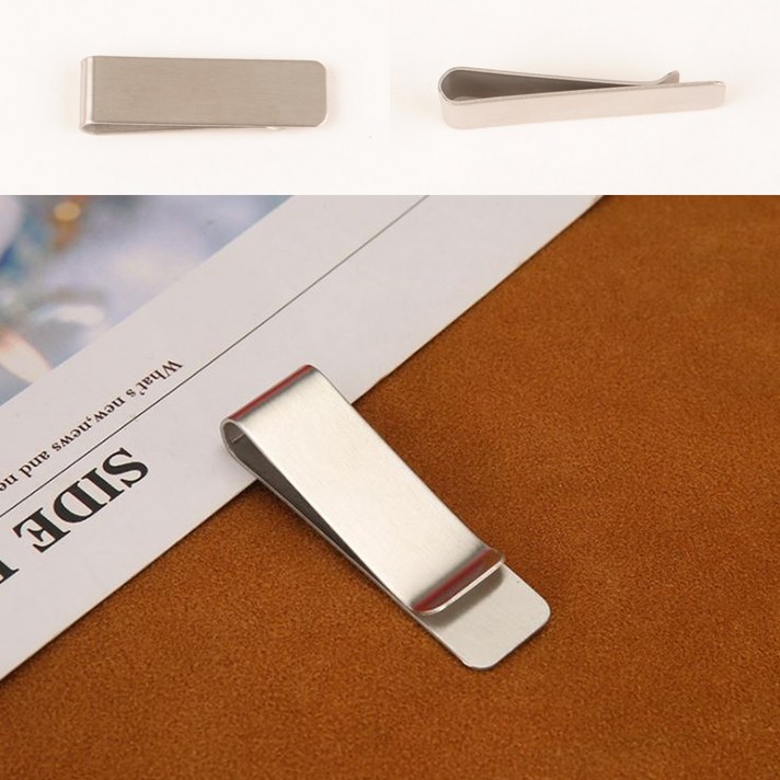 11step 실버 머니 지폐 클립 책갈피 서류철 골프내기 용돈 지갑 필드 라운딩용품