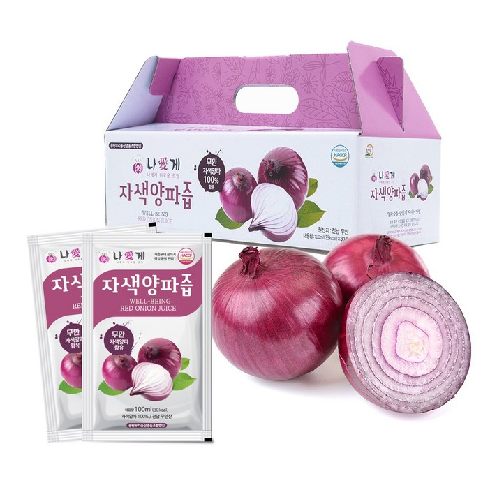 나애게 무안 자색양파즙 100ml 120팩 뿌리부터 껍질까지 통째로, 자색양파즙 120팩