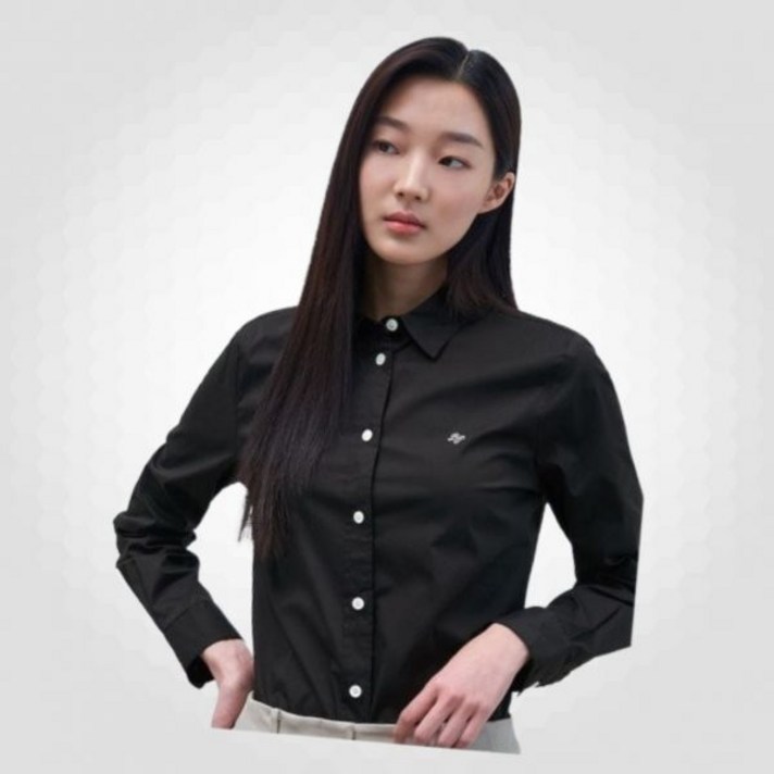 빈폴레이디스 슬림핏 셔츠 블랙 BF4164E045