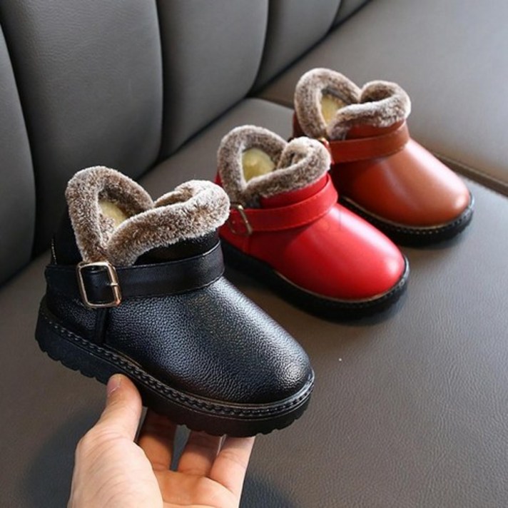 kirahosi 겨울 일상 여아 주니어 털신발 방한화 숏 어그부츠 298호+덧신증정 CVcdom1z