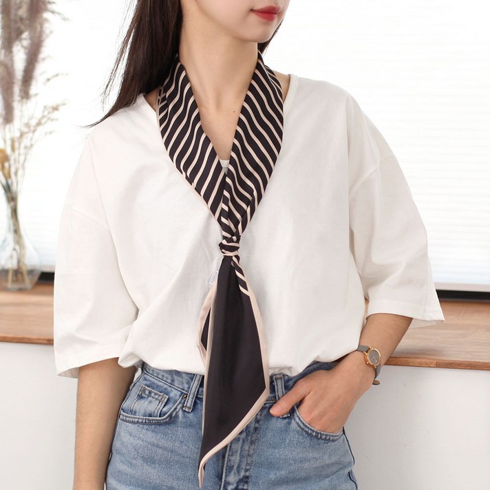 아이린_롱 슬림 타이 스카프