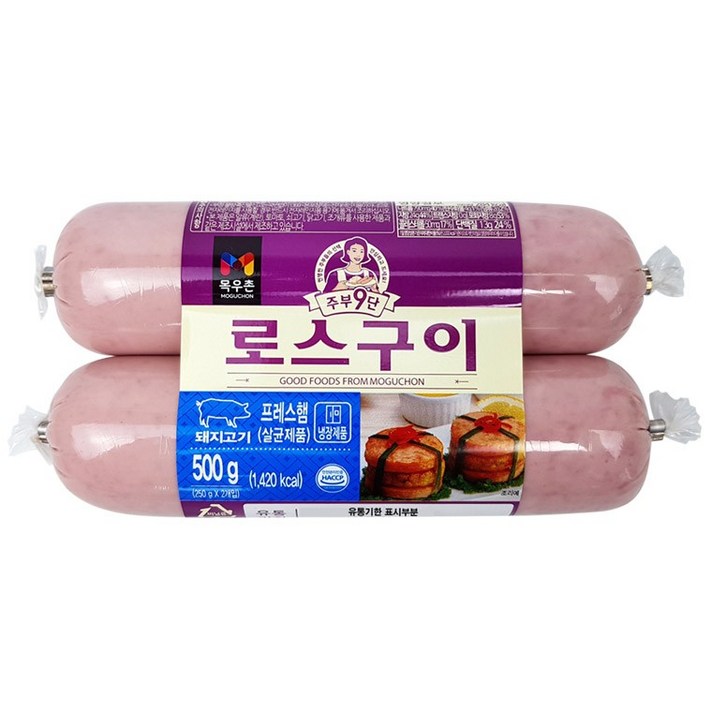 주부9단 로스구이햄 목우촌 IN312 500g, 상세페이지 참조