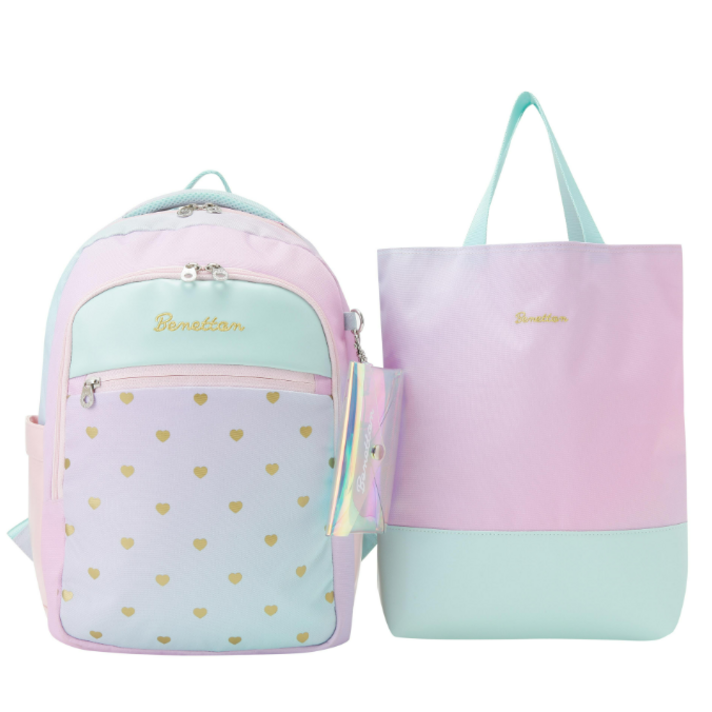 베네통키즈 그라데이션 책가방 세트 QCBGP6011