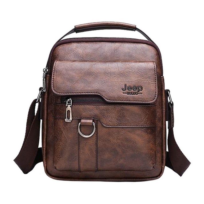 남성 가죽 크로스백 남자 직장인 휴대용 메신저백 숄더백 미니 보조 가방