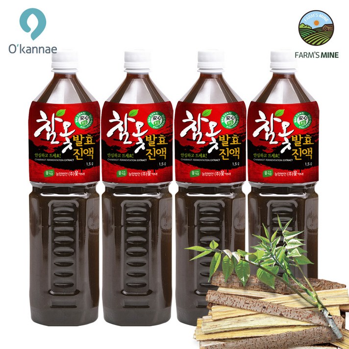 [옻가네] 옻 안타는 참옻발효진액(1.5L*4병) 참옻진액, 1.5L, 4개