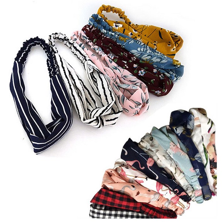 현아몰 반다나 패션 헤어밴드 패턴 머리띠 머리밴드 여성