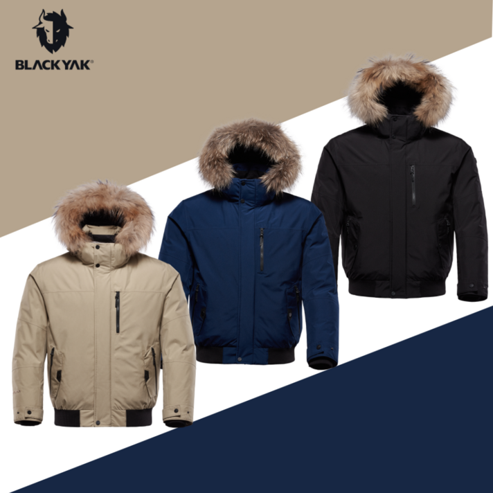 블랙야크[역시즌 추가할인] 엣지SHORT다운자켓(남성용) 고어텍스 방수패딩자켓