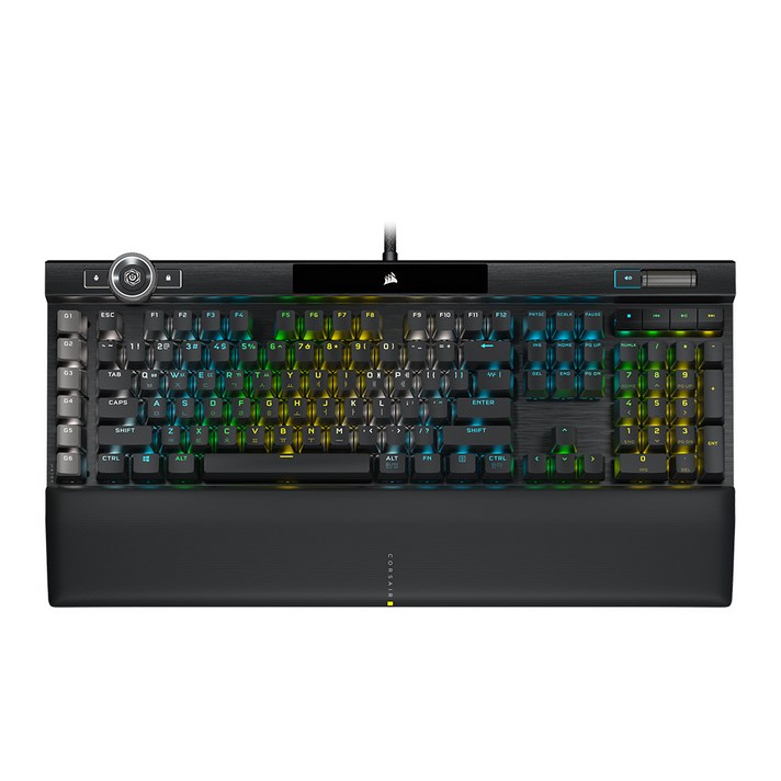 커세어 K100 RGB PBT 기계식 키보드 은축, CH-912A014-KR2 RGP0095, 일반형