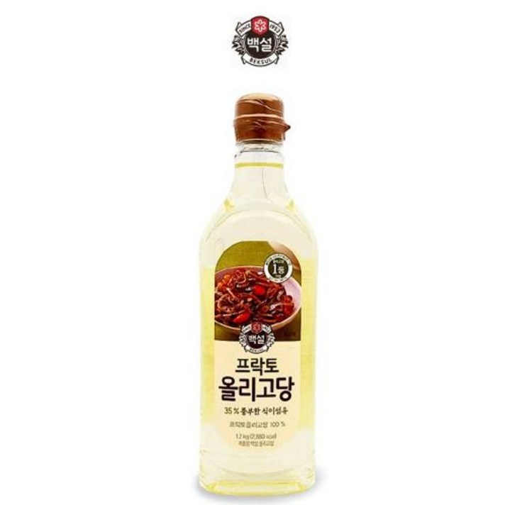 MDJ1772 백설 프락토 올리고당 1.2kg 풍부한 식이섬유 단맛 설탕3kg/간장/물엿/소금, [SI] 1