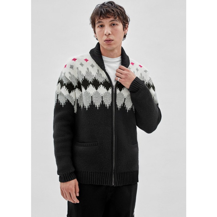 게스 GUESS GO 노르딕 집업 가디건 MN1S2632 523014