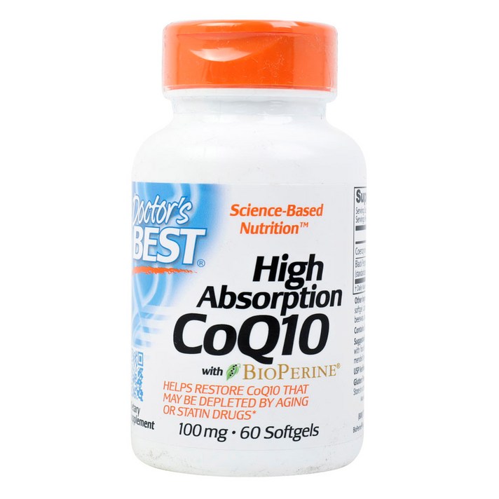 닥터스베스트 하이 앱솔션 CoQ10 100mg 소프트젤, 60개입, 1개