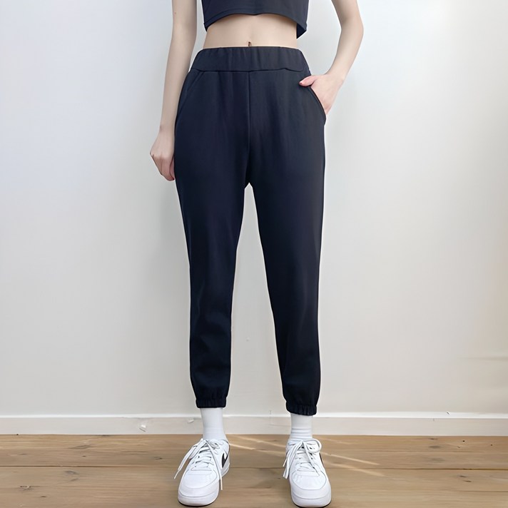 키작녀용키큰녀용 데일리 밴딩 트레이닝 조거팬츠