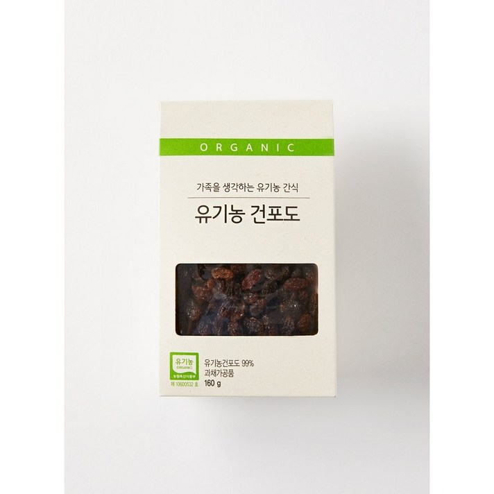 초록마을 유기농건포도(160g), 1개