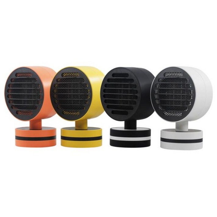 아이슈미드 마카롱 전기 미니 캠핑 온풍기, 옐로우